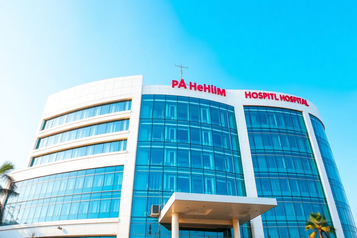 Modern accredited hospital in India